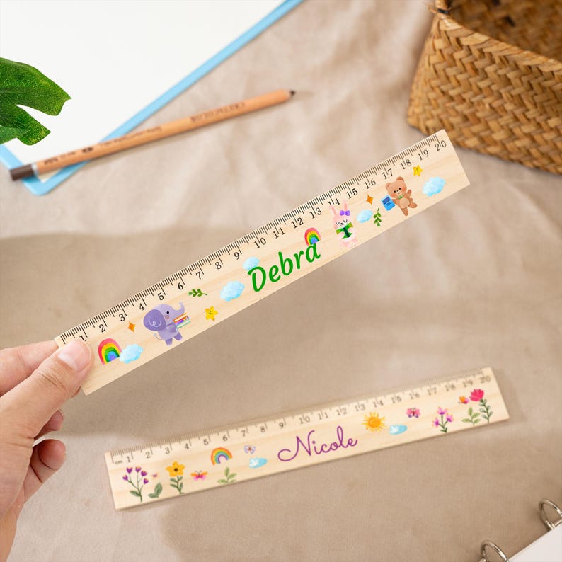 Custom Wood Ruler School Supplies,personalized Gift for School ...