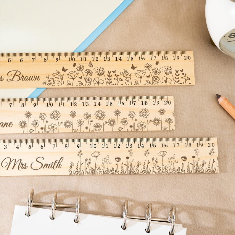 Personalized Wooden Ruler for Teachers,teachers Appreciation Gifts for ...