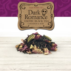 Cardamom Rose, Loose Leaf Tea, Witchy, Halloween Gifts, Girlfriend Gift,