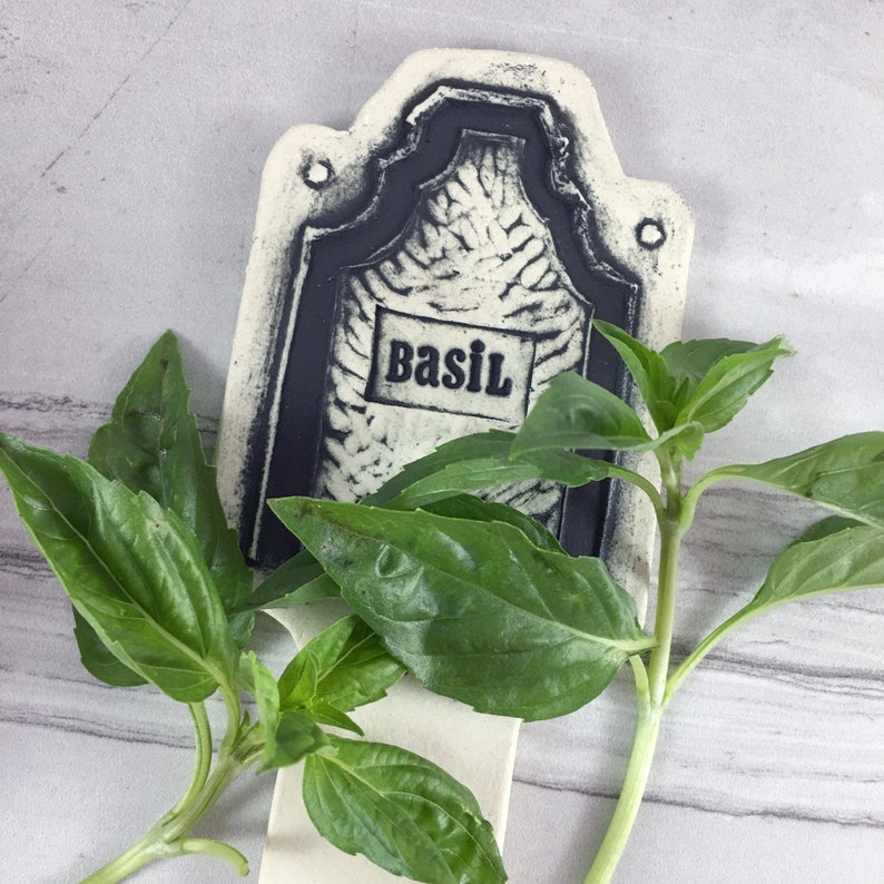 Gothic Garden Herb Markers Halloween Tombstone Halloween image 4