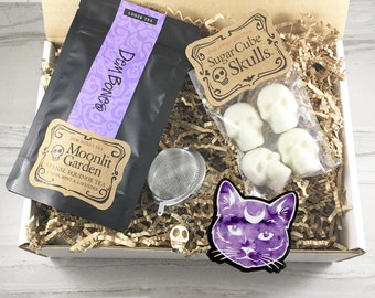 Loose Leaf Tea Gift Set, Lavender, Lemongrass, Witchy Gifts, Best Friend Birthday Gift,