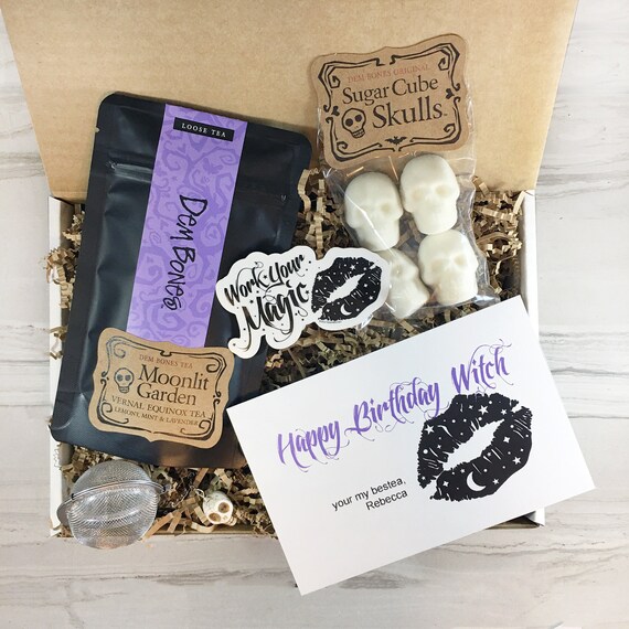 EARL GREY & ROSE PETALS Unique gift Tea gift set Birthday gift gift for women Personalized 4 Goldfish tea bags 