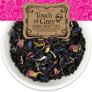 Earl Grey Bergamot Loose Leaf Tea, Thinking of You Coworker Gift,