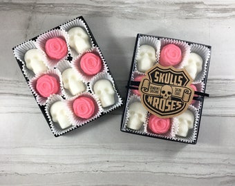 Sugar Cube Skull, Pink, Tea Sugar Cubes, Mothers Day Gift, Bonus Mom Gift,