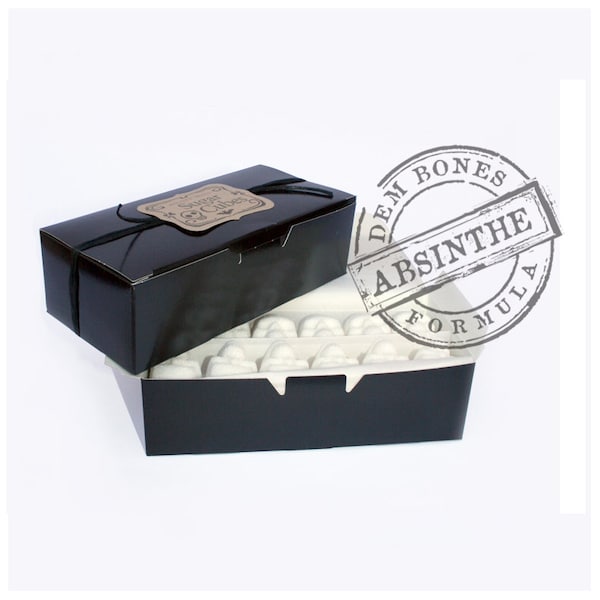 Absinthe, Skull Sugar Cubes, 21st Birthday Gift for Him, Long Distance Boyfriend Gift,