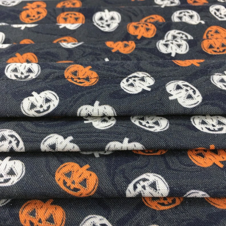 Pumpkin Face Mask Vinyl Stickers Mask With Nose Wire Etsy