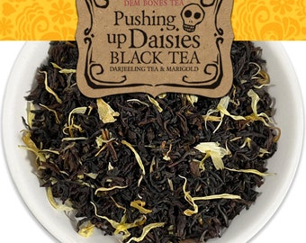 Darjeeling Black Tea Blend: Marigold Petals, Loose Leaf Tea