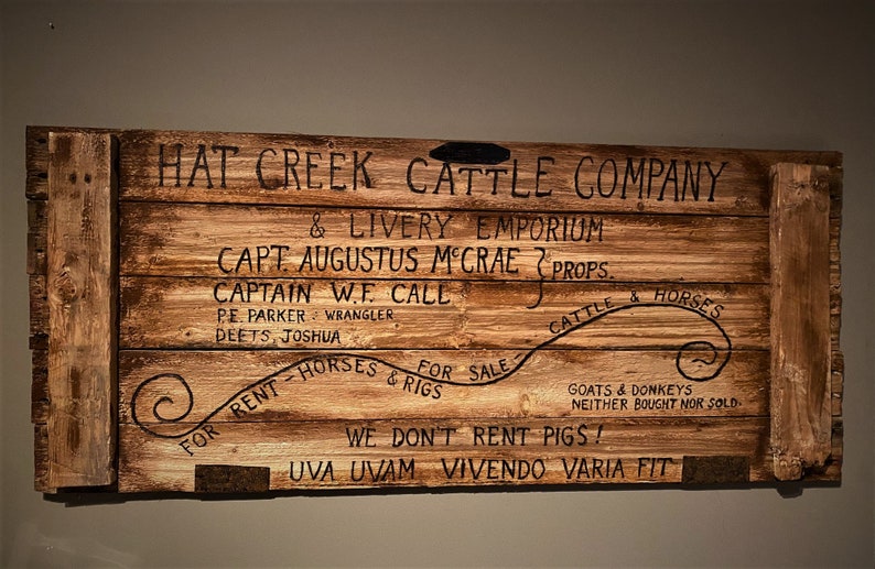Lonesome Dove Sign Large Customizable Wood Burned Etsy Lonesome dove sign large customizable wood burned etsy