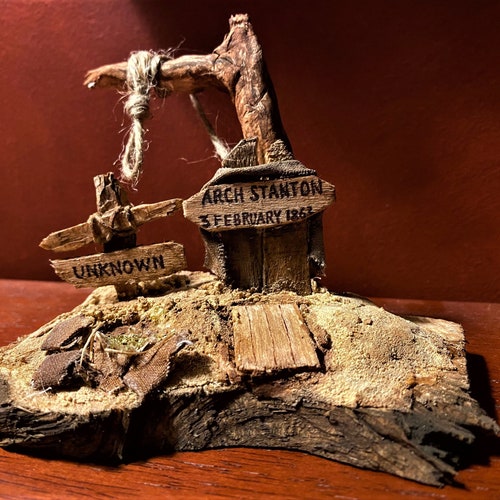 The Good the Bad and the Ugly Arch Stanton Cemetery Marker - Etsy