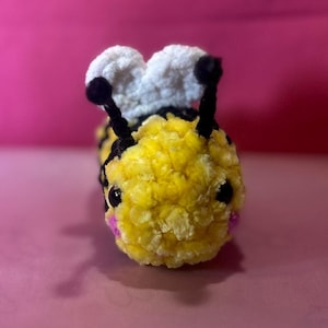 Mini Bee Plushie | Handmade Crochet Plush