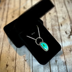 Sterling Silver and Sonoran Turquoise Necklace