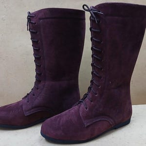 Handcrafted Medieval Leather Boots for Men - Brown | Warrior Gothic Fantasy Cosplay Shoes