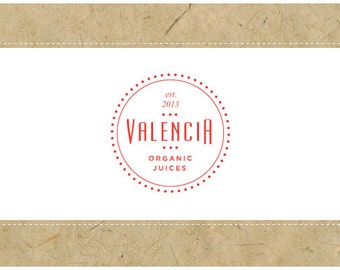 PreDesigned Logo - PreMade Logo - Vector Logo - VALENCIA Logo Design - Vintage Logo - Vintage Branding