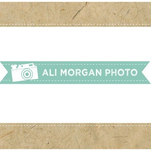 PreDesigned Logo PreMade Logo Vector Logo ALI Logo Design Camera Logo Ribbon Logo Vintage Camera Photography Logo image 1