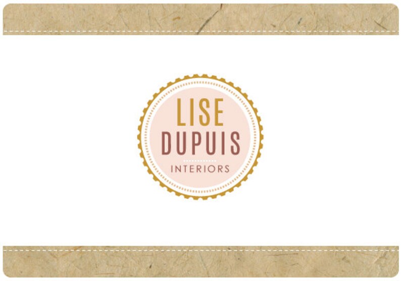 Predesigned Premade Custom Logo Design Vector Logo Lise Etsy