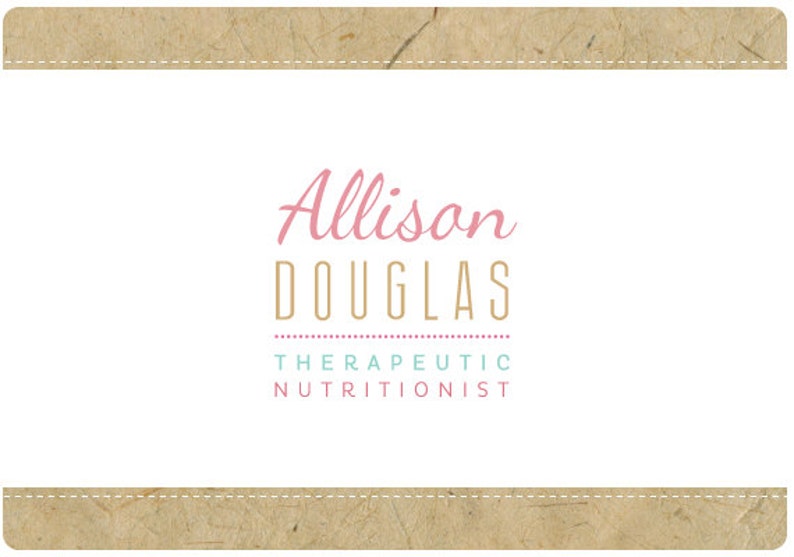 PreDesigned Logo PreMade Logo Vector Logo ALISON Logo Design Typography Logo image 1