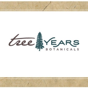 PreMade Vector Logo Design - PreDesigned Logo - TREE YEARS Logo Design -  Tree Logo - Nature Logo - Forest Logo - Plant Logo - Eco Logo