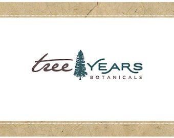 PreMade Vector Logo Design - PreDesigned Logo - TREE YEARS Logo Design -  Tree Logo - Nature Logo - Forest Logo - Plant Logo - Eco Logo