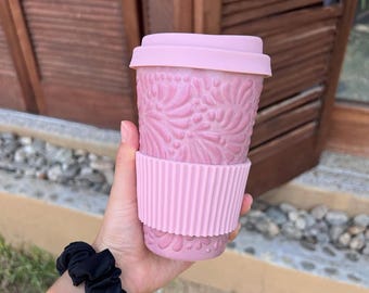 15cm Talavera Pink Thermos