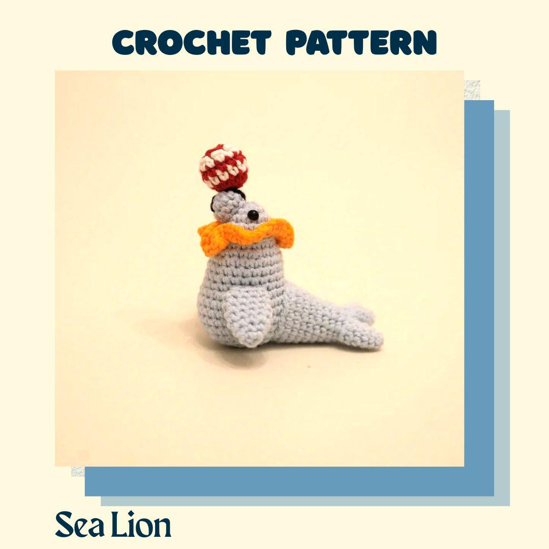 35 Funny Crochet Patterns to Add a Playful Twist to Your Next Project 21 Sea Lion Crochet