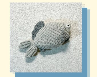Carp Fish Crochet Pattern, Big Fish Amigurumi PDF, No Sew Sea Fish Pattern, Marine Life Plushie Play Toy, Cute Stuffed Animal Plush