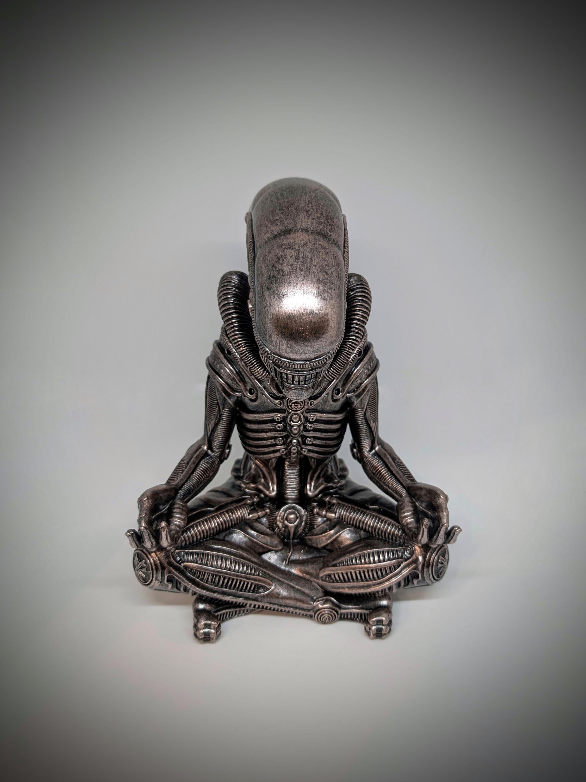 Inspired H.R. Giger Alien Xenomorph Figure 9in (23 Cm) 3D Resin - Etsy