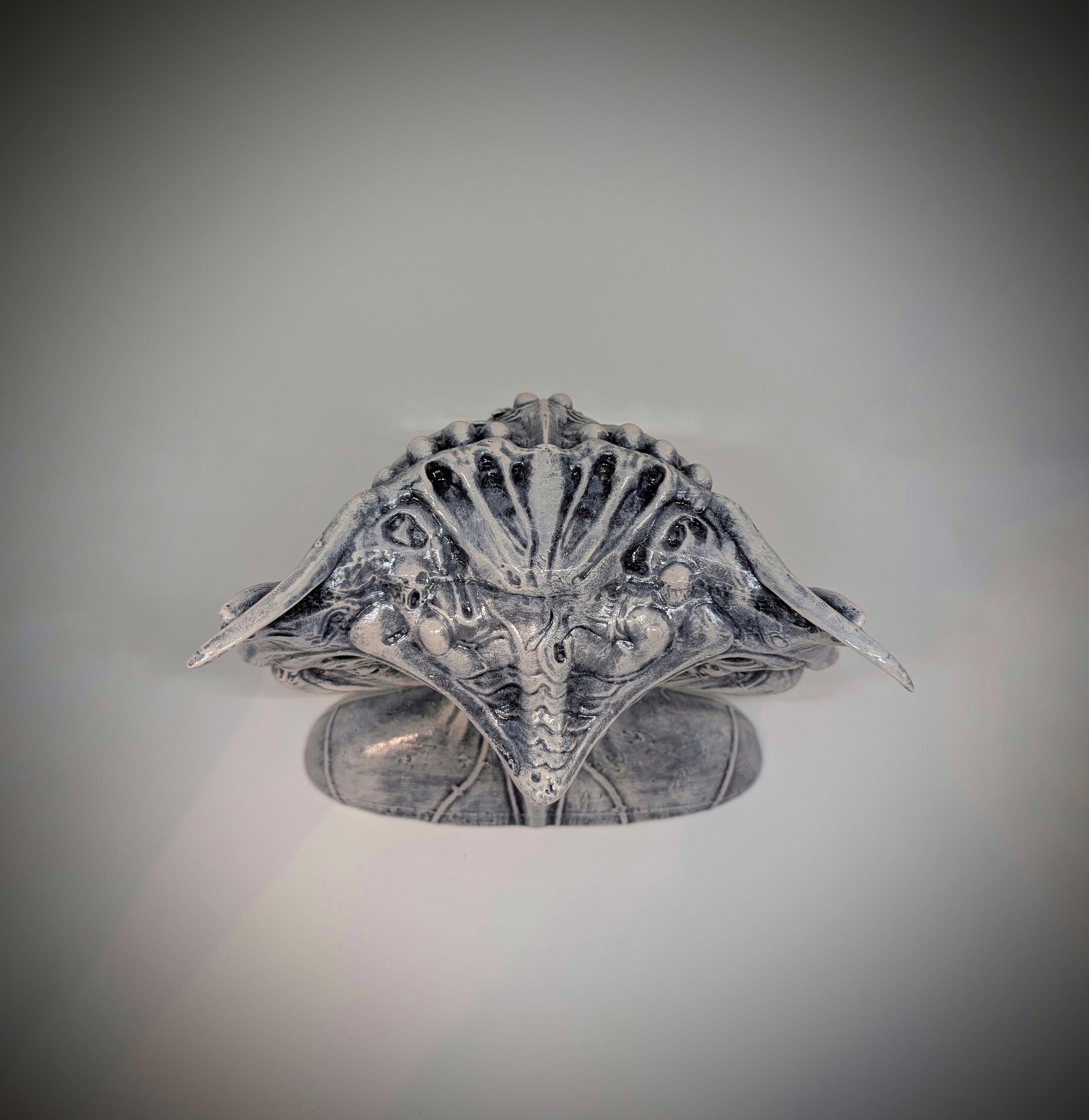 Inspired H.R. Giger Li II Sculpture / Height 6.50 in (16.5 Cm