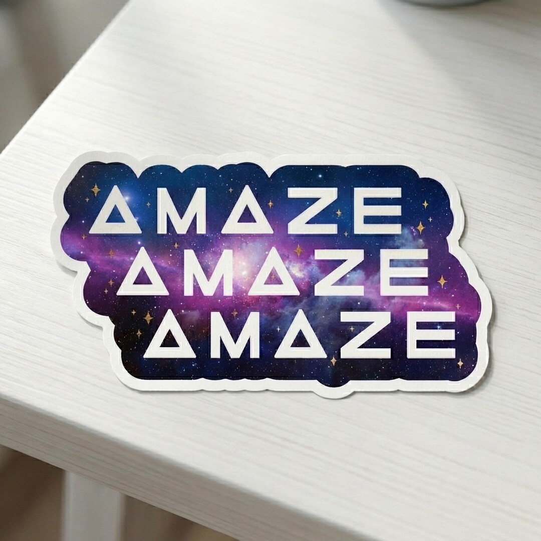 Amaze Amaze Amaze Project Hail Mary Waterproof Vinyl Sticker Sci Fi ...