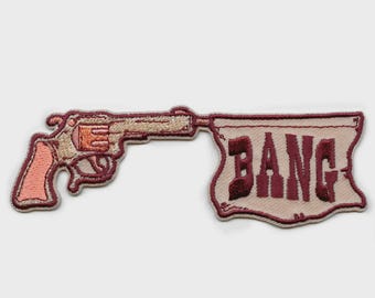 Embroidered Patch: Iron-On/Sew-On, Twill Fabric, Customizable Apparel (3x3 inches)