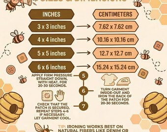 Embroidered Patch: Iron-On/Sew-On, Twill Fabric, Customizable Apparel (3x3 inches)