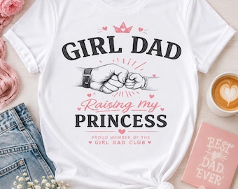 Happy First Fathers Day 2026 Personalized Daddy & Baby Fist Bump Shirt