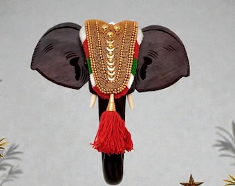 Kerala Elephant Head Wall Hanging (Gaja Mukh)