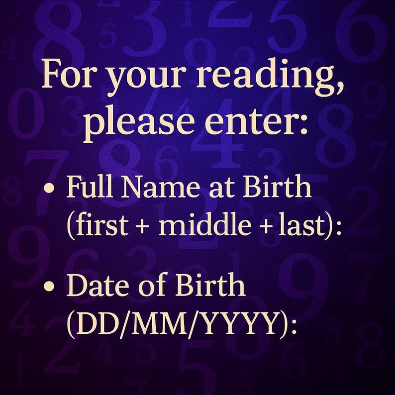 Numerology Life Blueprint | Personalized PDF Reading | Life Path ...