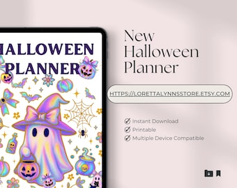 Halloween Planner printable pages: Spooky Season Organizer (Digital Download)