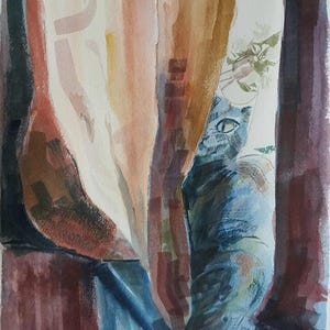 Cat In The Window