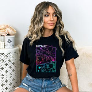 Huntrix T-Shirt, Kpop Demon Hunters Shirt, Kpop Idol Group Shirt, Mira, Rumi, Joy Shirt, Huntr/x Fan, Kpop Fan, Korea Shirt