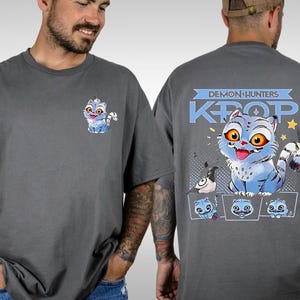 Demon Hunter Tiger shirt, Derpy the Tiger And Bird Demon Hunter Tiger Tee, Hunters Tiger fan, Kpop Saja Boys Shirt, Kpop Demon Hunters