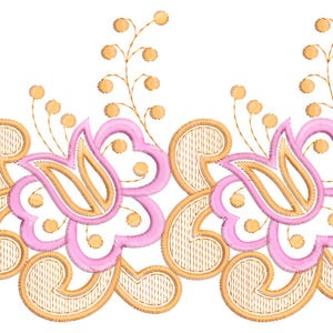 Creative Flower Embroidery Design – Unique Floral Embroidery – Flower Embroidery Design for Embroidery Machine