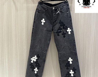 パンツ 00s semantic design grunge flare denim SEMANTIC DESIGN FLARE PANELLED DISTRESSED JEANS | Barhaine