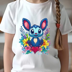 Stitch Splash Design Png | File for Sublimation | High Resolution Png | Tshirt Designs | Instant Digital Download | Stitch Png | PNG | SVG