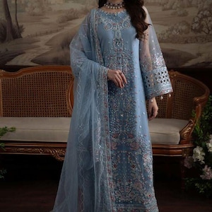 Chiffon dress | Pakistani dress | Pakistani suits | Pakistani wedding dress | Bridal dress | Shalwar kameez | Indian wedding dress