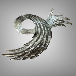 Vintage Monet Feather Brooch