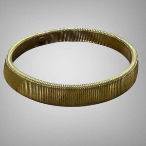 Vintage Gold Tone Slinky Bracelet