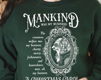 A Christmas Carol Shirt, Charles Dickens, Scrooge, Visited by 