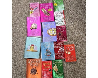 Lot of 14 Hannah Swensen Murder Mystery Novels by Joanne Fluke Hardcover Books