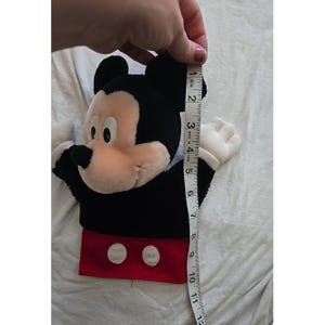 Vintage Walt Disney Mickey Mouse Plush Stuffed Toy Applause Hand Puppet 10" image 5