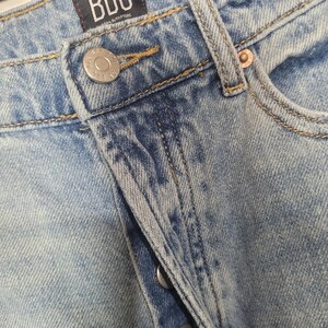 Urban Outfitters BDG Jeans Grunge Distressed Y2K Baggy Raw Hem Womans Sz 28 image 3