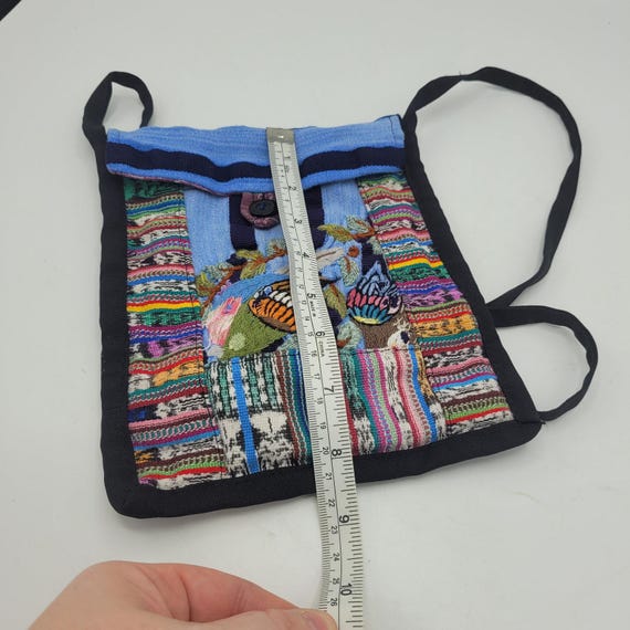 Multicolor Embroidered Boho Aztec Patchwork Triba… - image 5