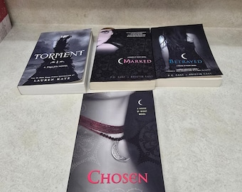 YA Book Lot House of Night Marked Betrayed Chosen P.C. Cast Torment Lauren Kate