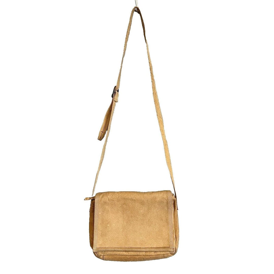 Vintage Emily Ann of Boca Raton Florida Leather Flap Crossbody Shoulder ...